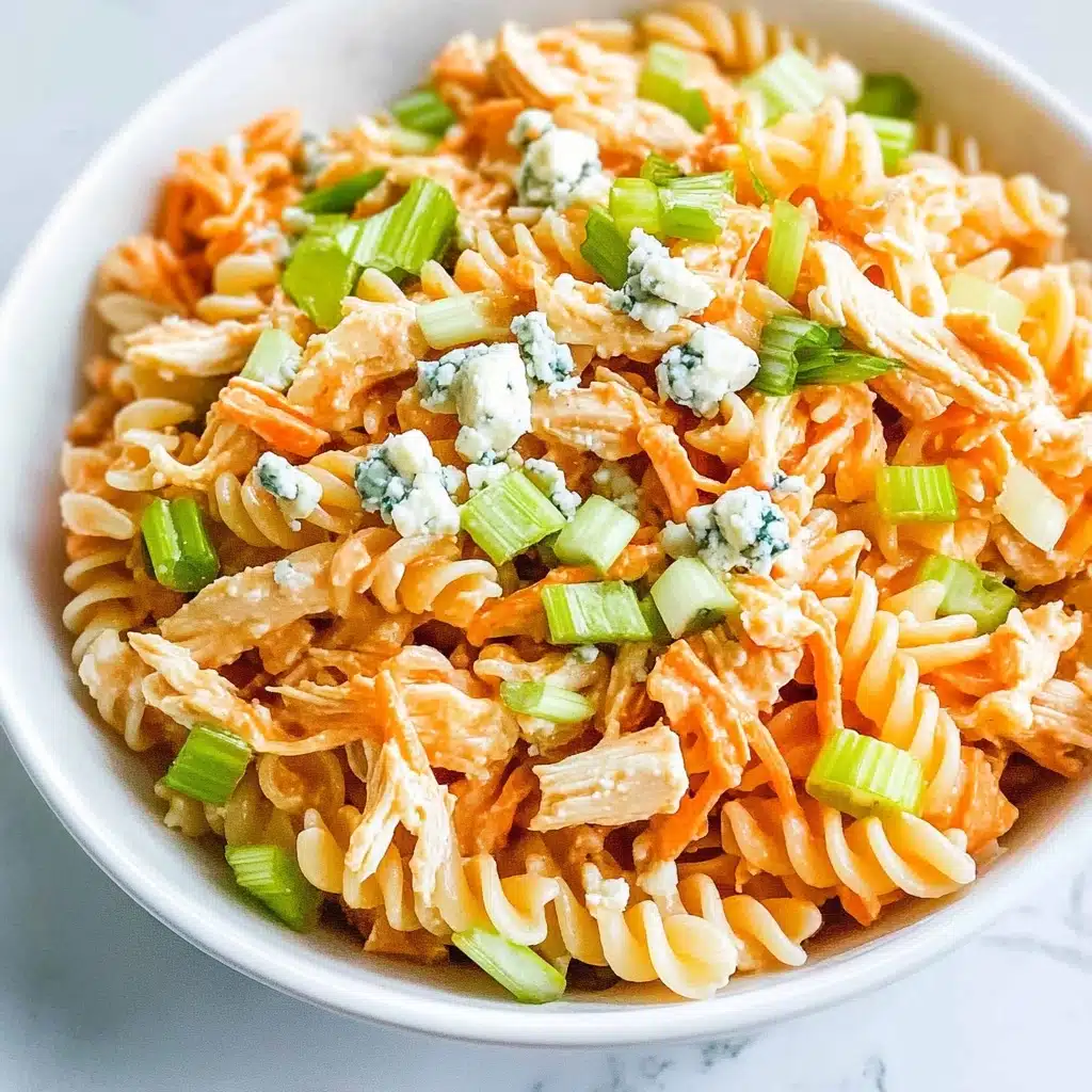 Buffalo Chicken Pasta Salad Recipe - Recipe Image