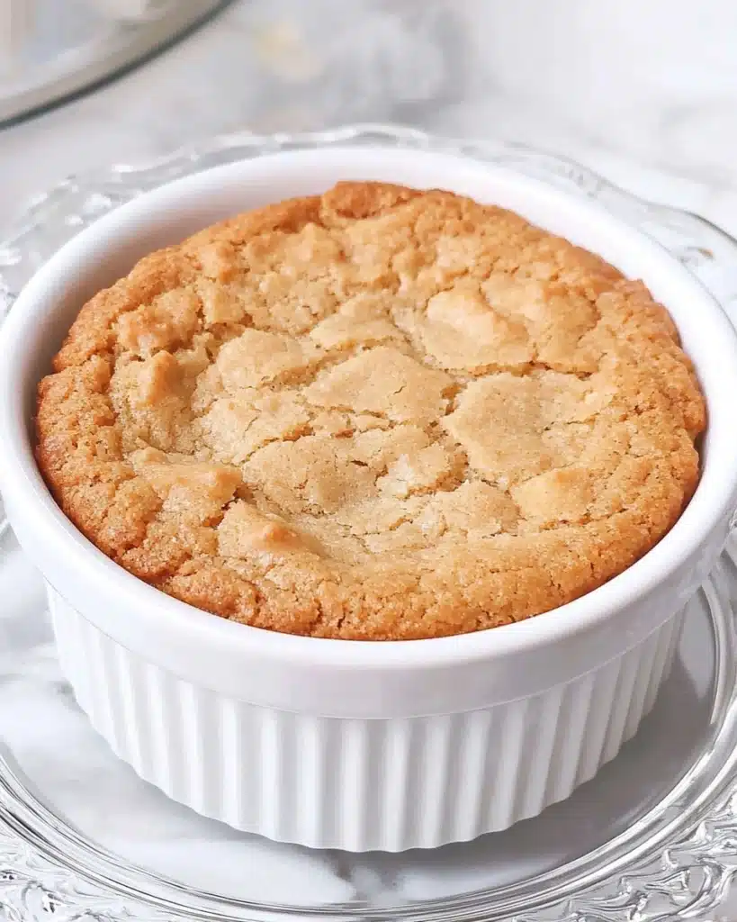 Single Serve Peanut Butter Cookie Recipe