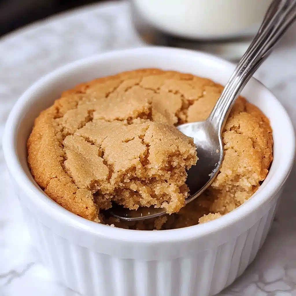 Single Serve Peanut Butter Cookie Recipe - Recipe Image