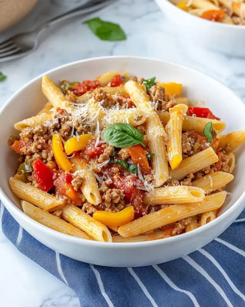 Sausage Pepper Pasta Recipe