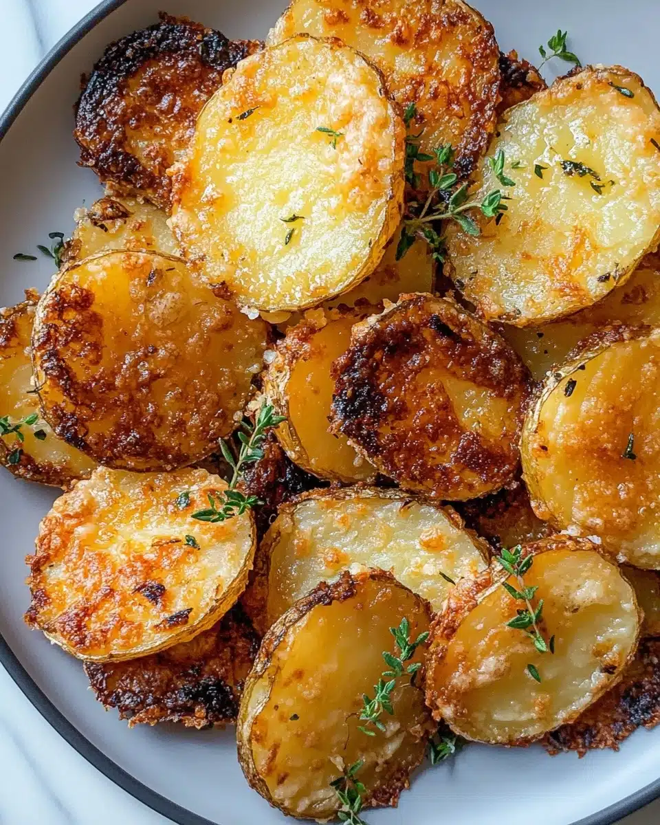 Parmesan Crusted Potatoes Recipe