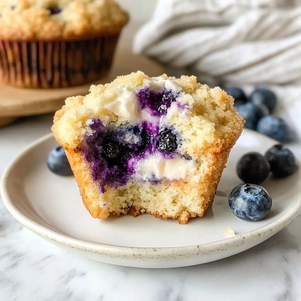 Blueberry Cream Cheese Muffins Recipe - Recipe Image