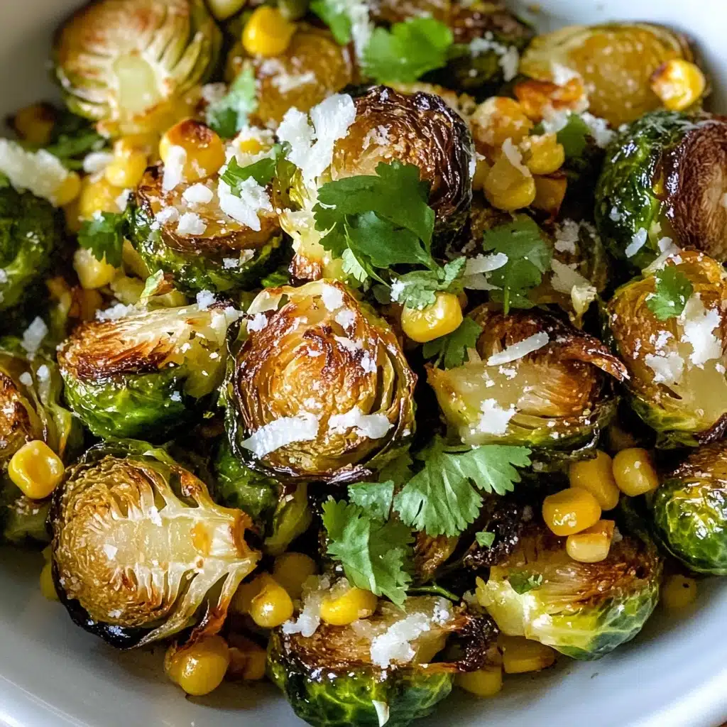 Street Corn Brussels Sprouts Recipe - Recipe Image