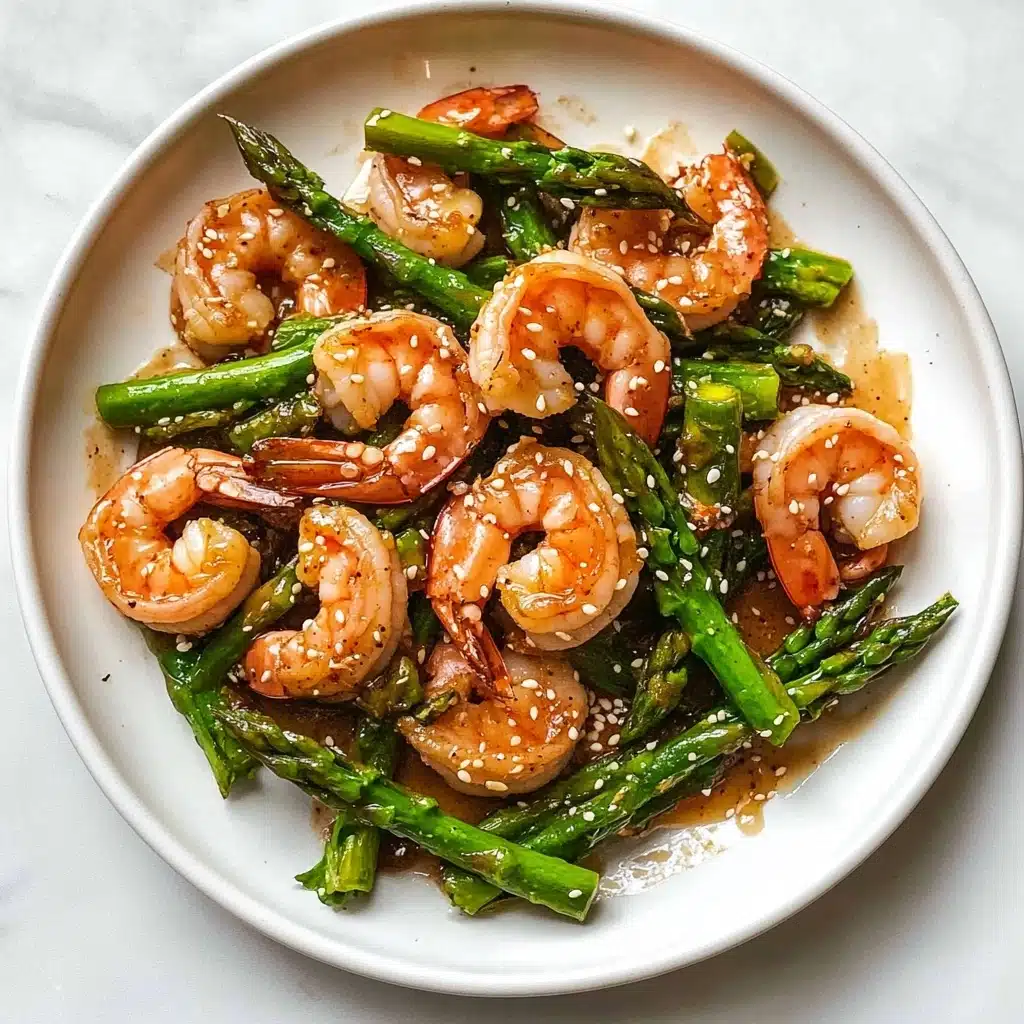 Shrimp and Asparagus Stir Fry Recipe - Recipe Image