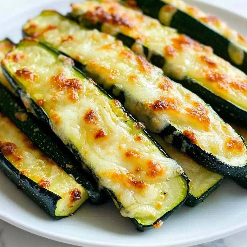 Garlic Lemon and Parmesan Oven Roasted Zucchini Recipe - Recipe Image