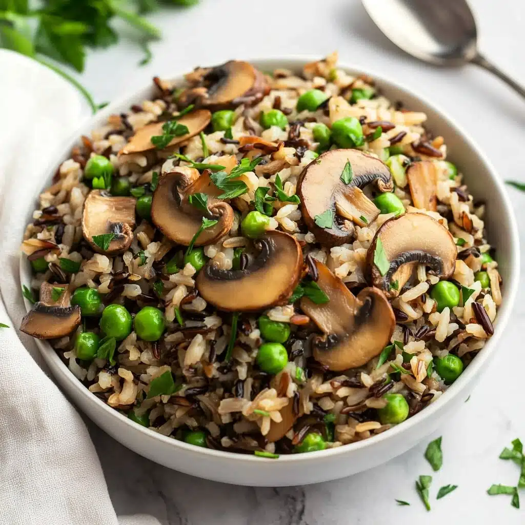 Wild Rice Pilaf with Mushrooms & Pecans Recipe - Recipe Image