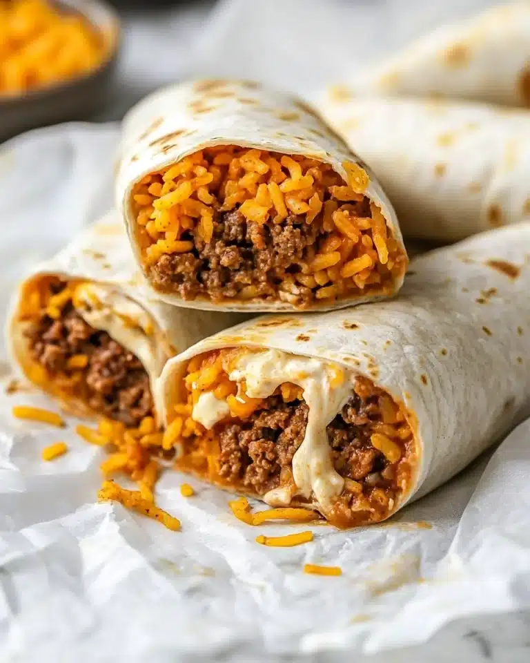Beefy Melt Burrito Recipe