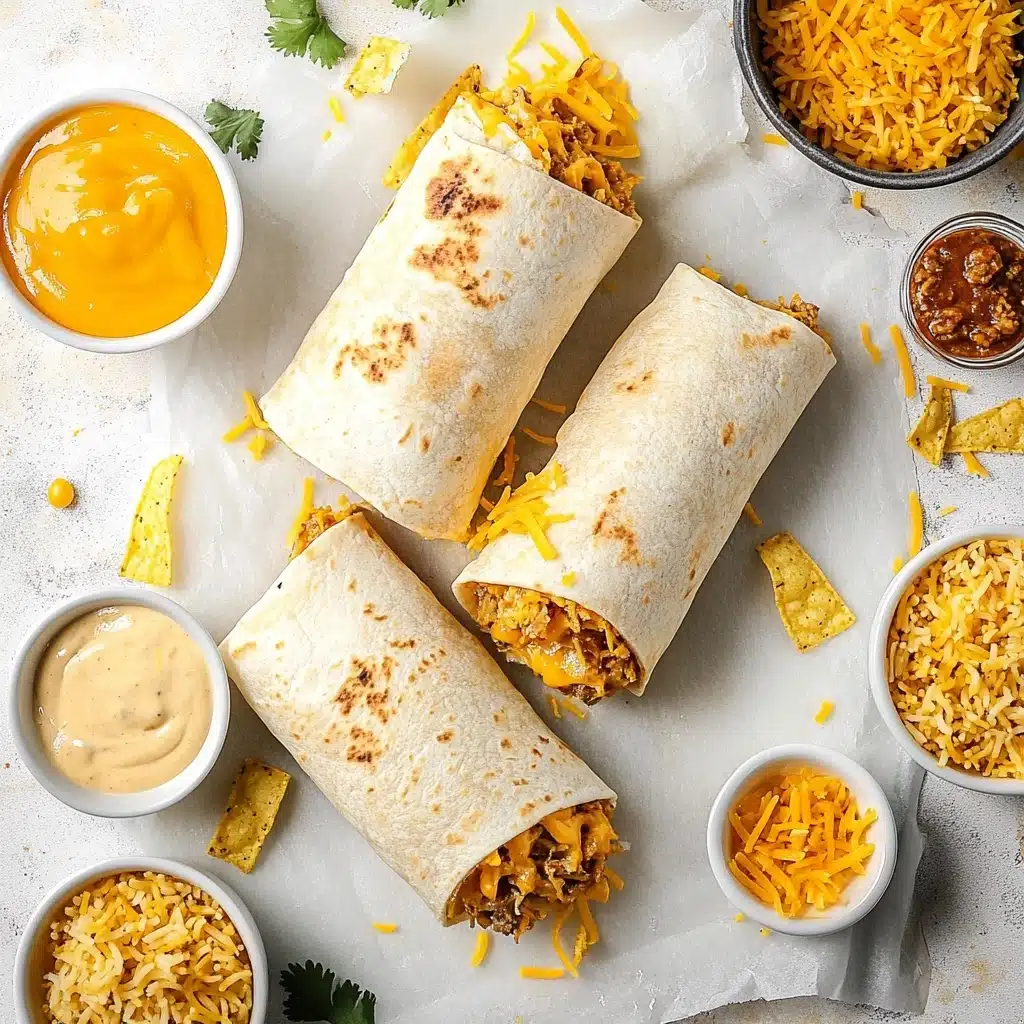 Beefy Melt Burrito Recipe - Recipe Image