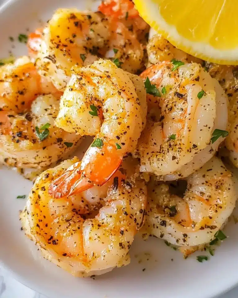Air Fryer Garlic Parmesan Shrimp Recipe