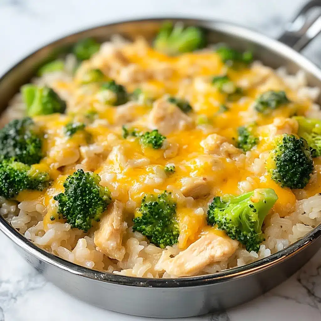 One Pot Chicken Broccoli and Rice Recipe - Recipe Image