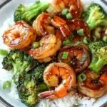 Honey Garlic Butter Shrimp and Broccoli Recipe