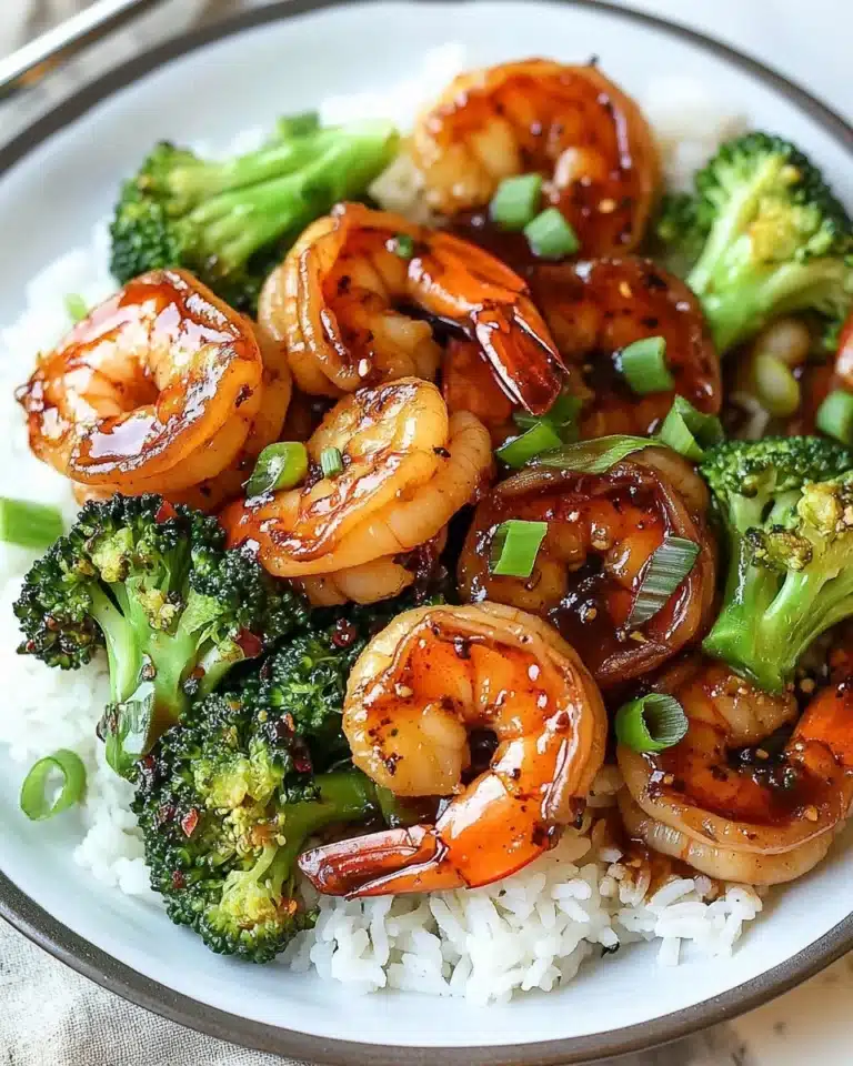 Honey Garlic Butter Shrimp and Broccoli Recipe