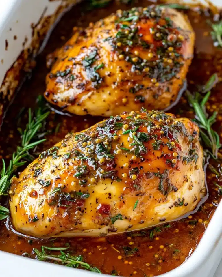 Easy Baked Honey Dijon Chicken Recipe