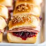Turkey Cranberry Sliders Recipe