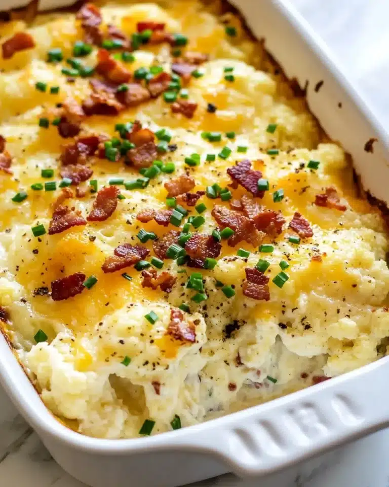 Loaded Cauliflower Casserole Recipe