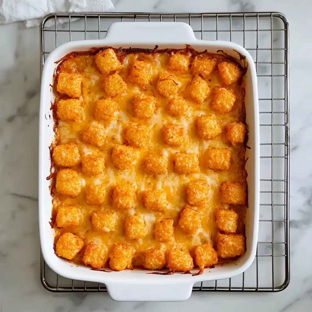 Tater Tot Casserole, easy Tater Tot casserole, comfort food recipes, hearty dinner ideas, crispy Tater Tot casserole