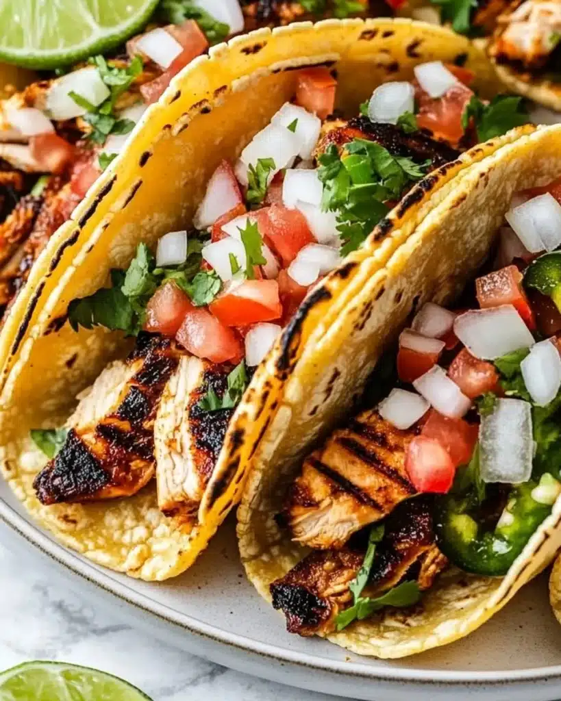 Grilled Chicken Street Tacos Recipe