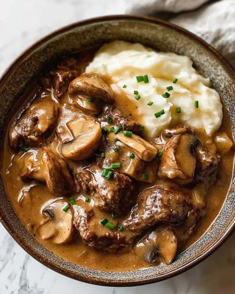 Slow Cooker Beef Stroganoff Recipe