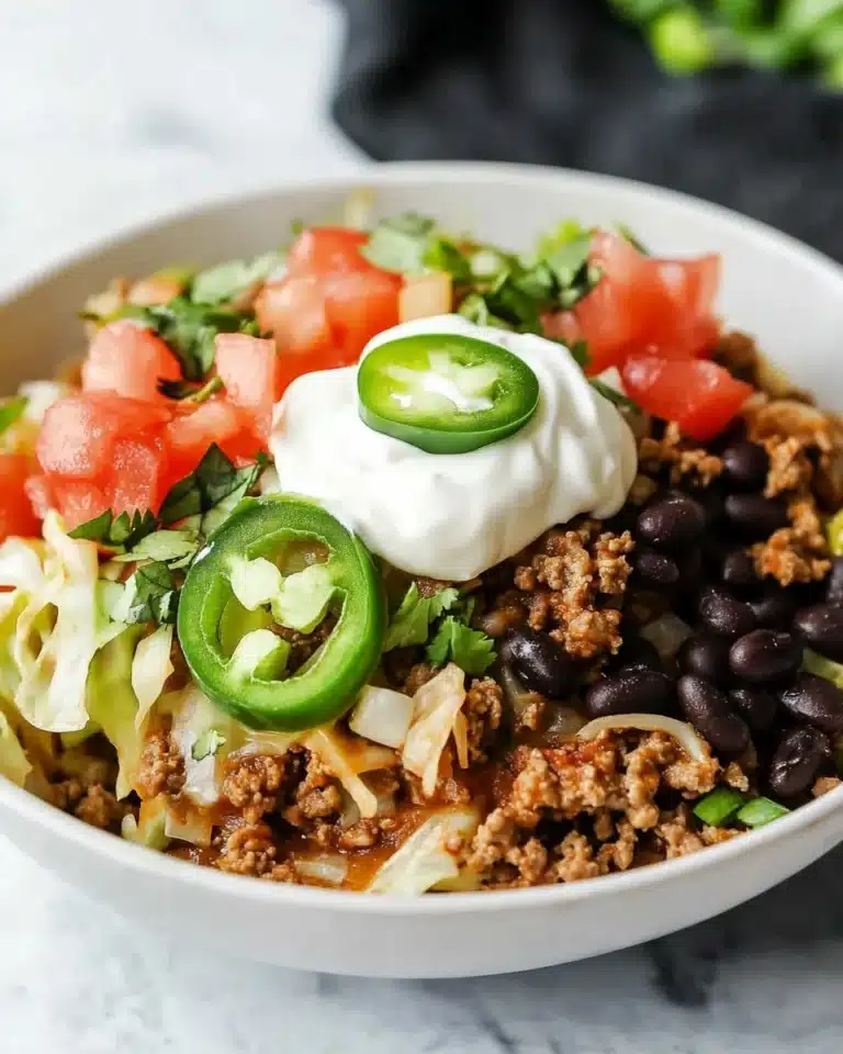 Low Carb Cabbage Taco Skillet Recipe