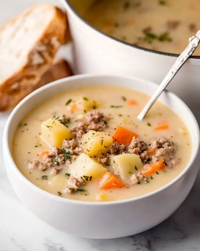 Cheeseburger Soup from Taste of Home Recipe