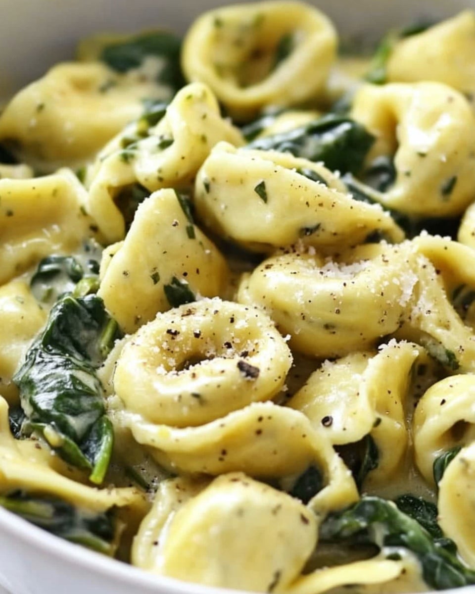Pesto Tortellini with Spinach and Parmesan, Quick tortellini dinner, Easy pesto pasta, Healthy spinach pasta, Parmesan tortellini recipe