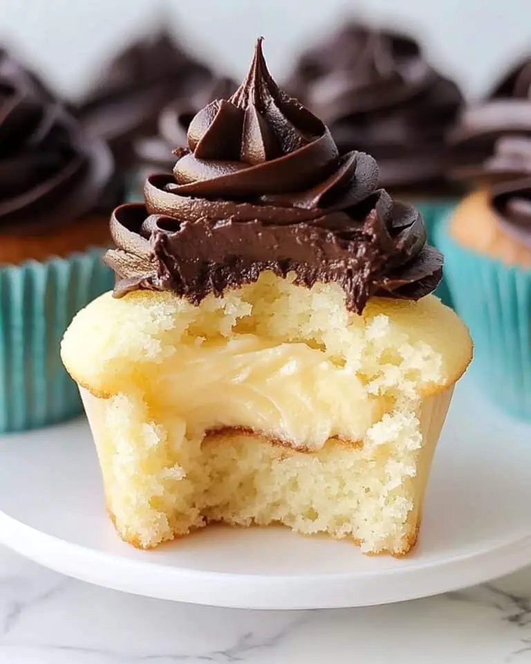 Boston Cream Pie Cupcakes Recipe