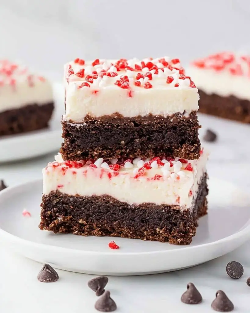 Peppermint Bark Brownies Recipe