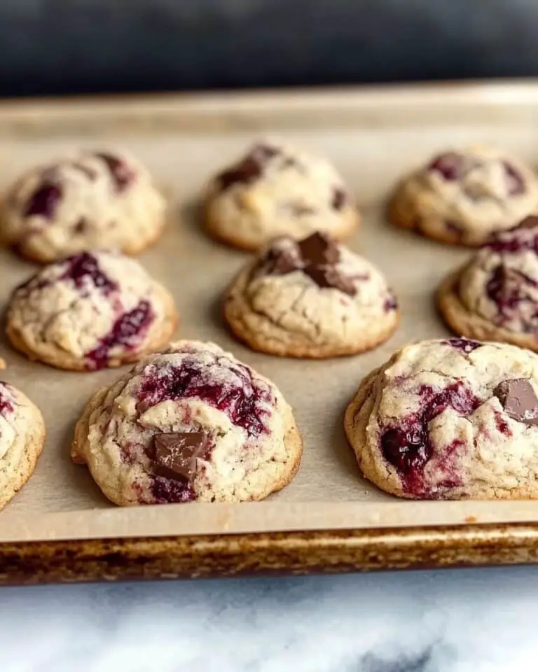 Raspberry Chocolate Chunk Cookies Recipe