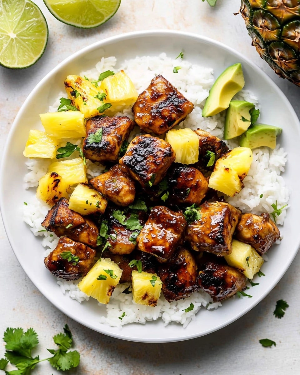 30-Minute Pineapple Chicken with Coconut Rice Recipe - Recipe Image