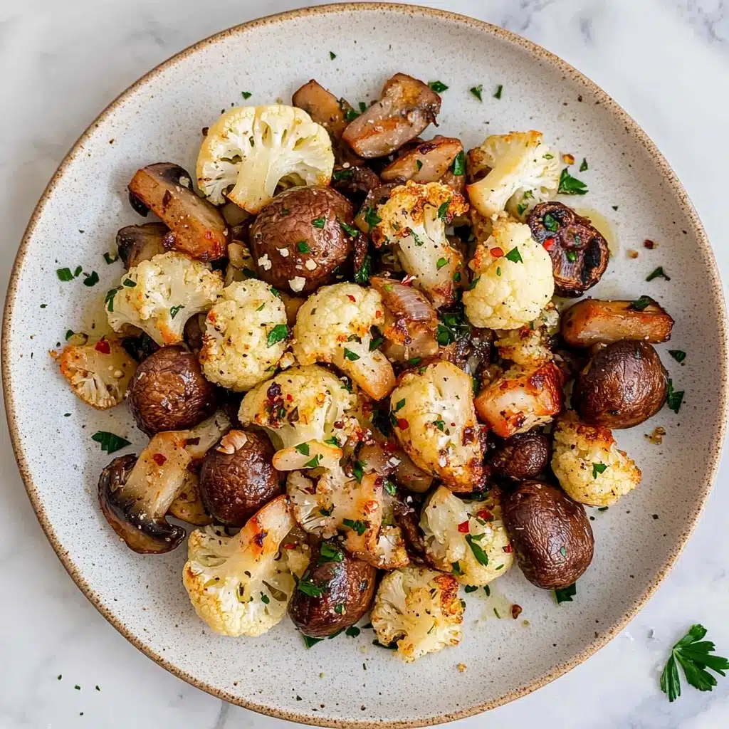 Mushroom Cauliflower Skillet Recipe - Recipe Image