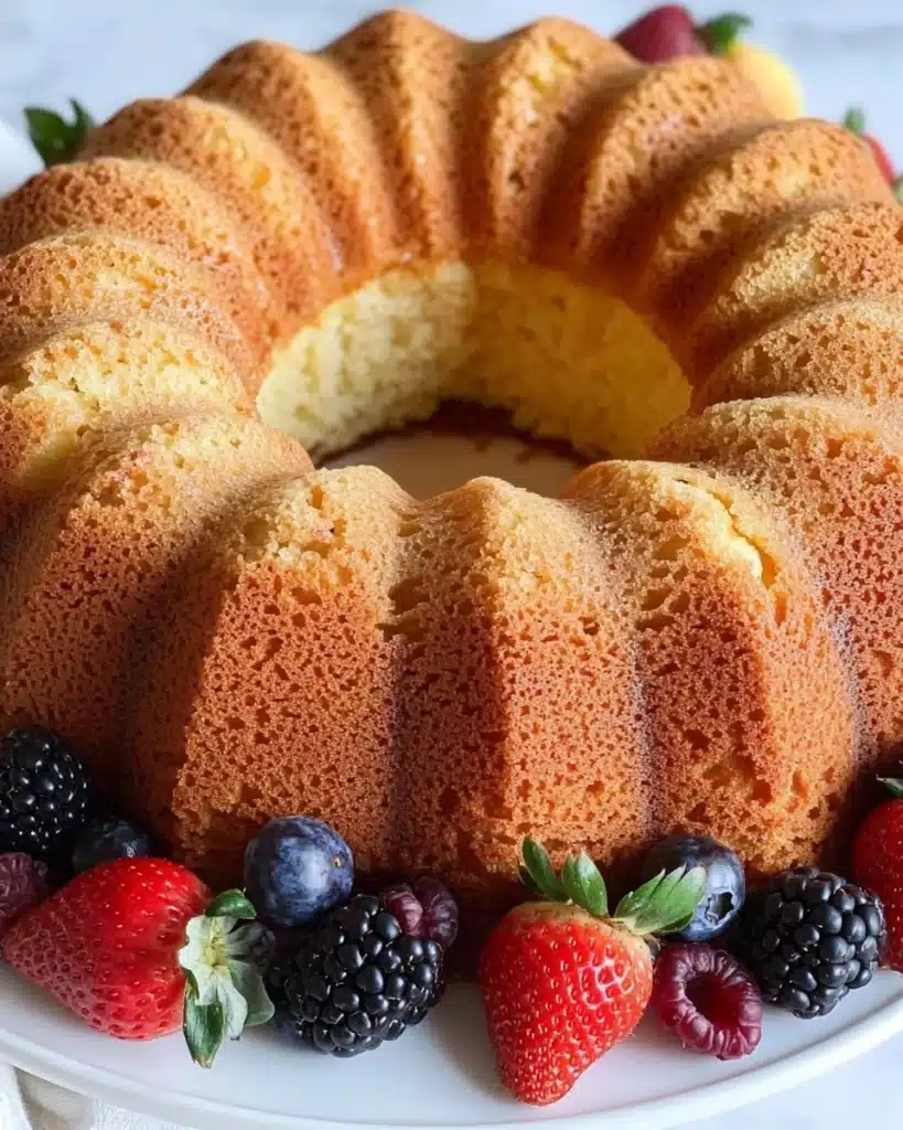 Grandma Blanche's Famous Old Fashioned Pound Cake Recipe