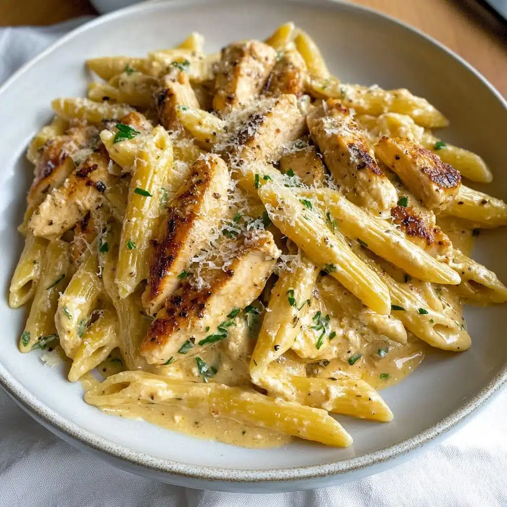 Garlic Parmesan Chicken and Pasta Recipe - Recipe Image
