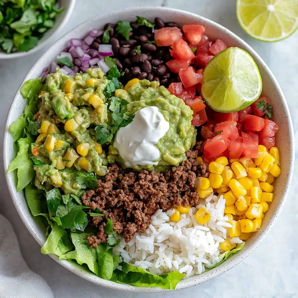 Ground Beef Burrito Bowl Recipe - Recipe Image