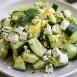 CUCUMBER AVOCADO FETA SALAD Recipe