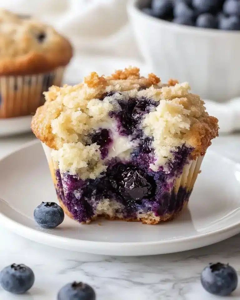 Blueberry Cream Cheese Muffins Recipe