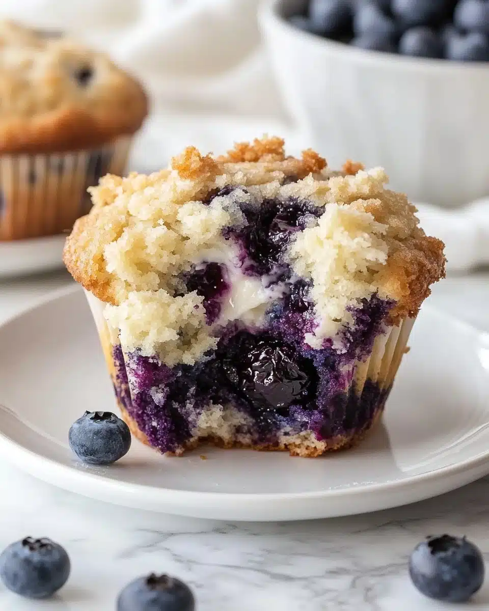 Blueberry Cream Cheese Muffins Recipe