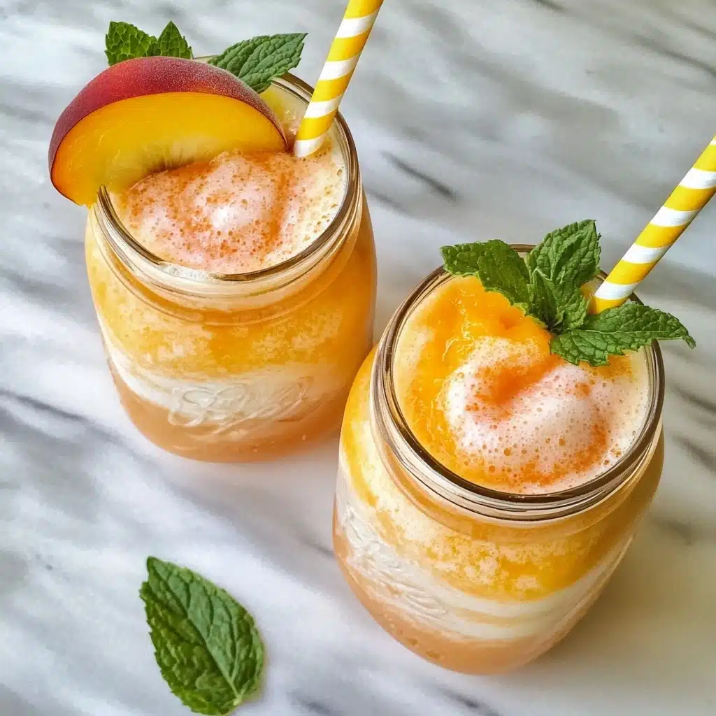 Peach Lemonade Slush Recipe - Recipe Image