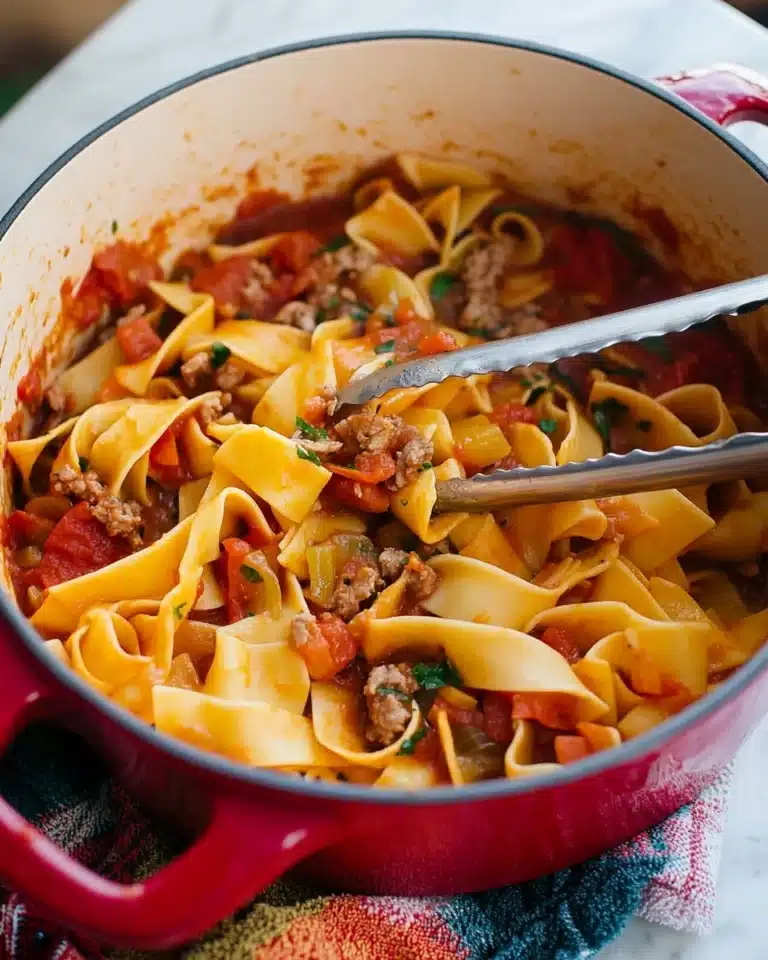 Italian Drunken Noodles Recipe