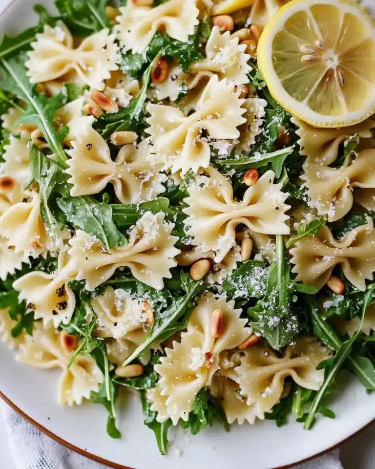 Lemon Basil Parmesan Pasta Salad Recipe