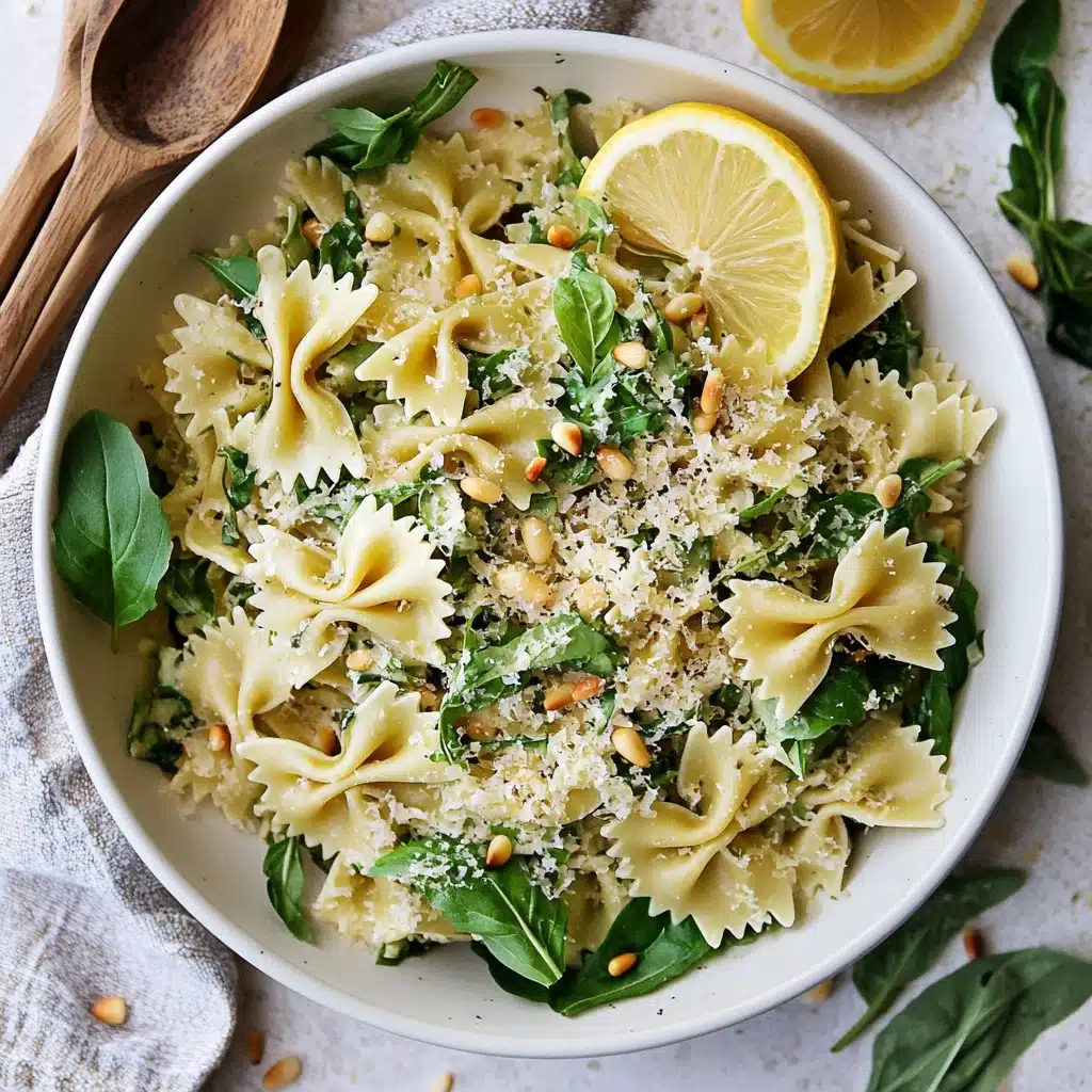 Lemon Basil Parmesan Pasta Salad Recipe - Recipe Image