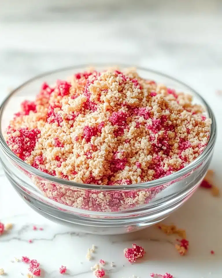 Strawberry Crunch Topping Recipe