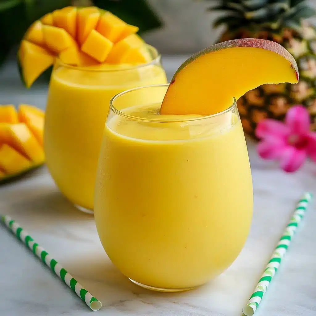McDonald's Mango Smoothie Copycat Recipe - Recipe Image