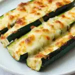 Garlic Lemon and Parmesan Oven Roasted Zucchini Recipe