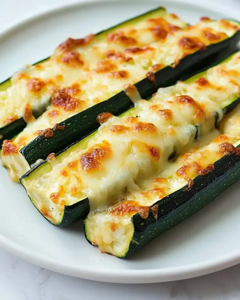 Garlic Lemon and Parmesan Oven Roasted Zucchini Recipe