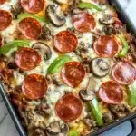 Low Carb Pizza Casserole Recipe