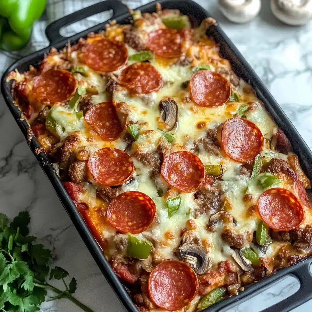 Low Carb Pizza Casserole Recipe - Recipe Image