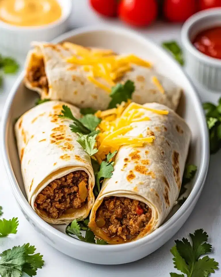 Cheesy Beef Flautas Recipe