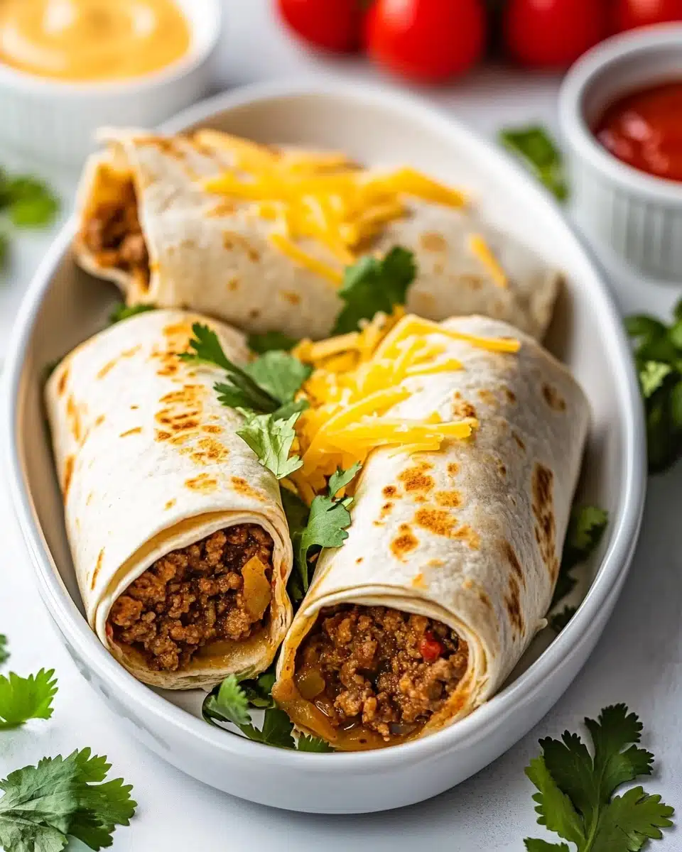 Cheesy Beef Flautas Recipe