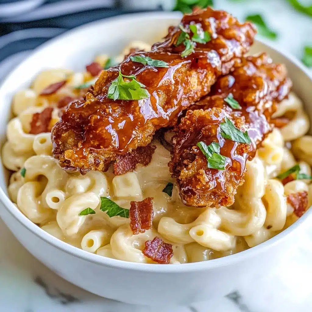 Honey Pepper Chicken Mac and Cheese Recipe - Recipe Image