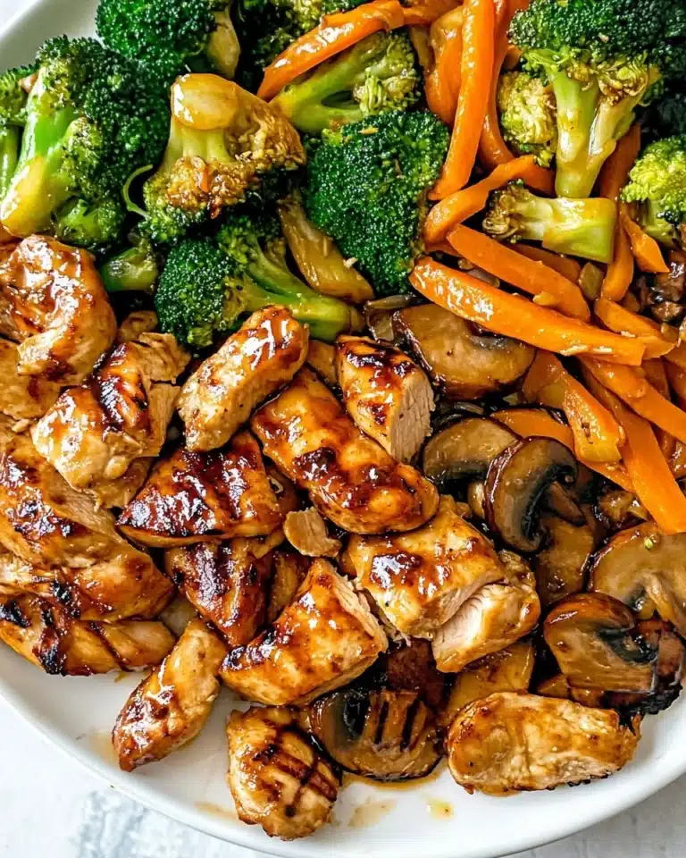 Hibachi Chicken & Vegetables Recipe
